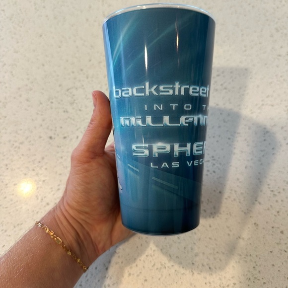BSB Backstreet Boys Sphere Vegas Shows Into The Millennium Set of Two Cups - Picture 4 of 11